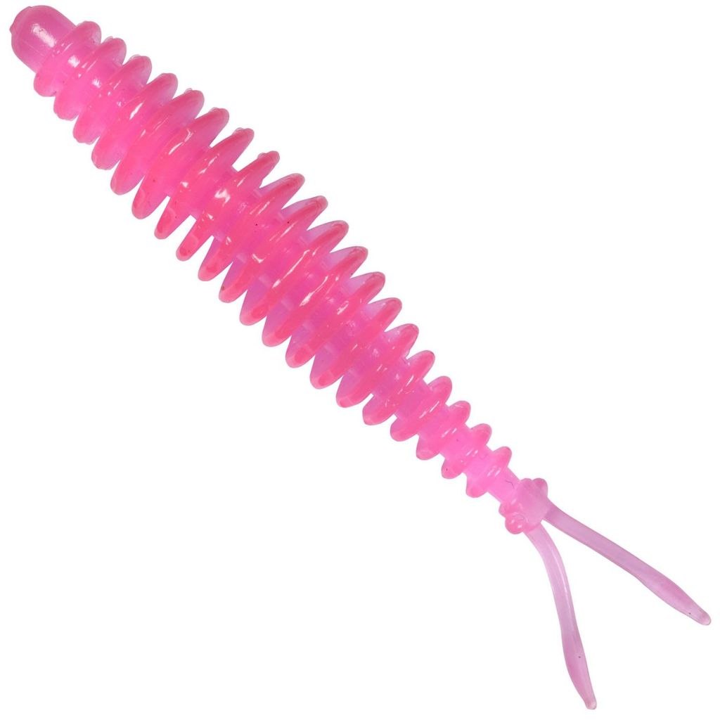 Quantum Magic Trout T-Worm 6,5cm 1g V-Tail Käse - 6 Forellenköder, Farbe:neon pink