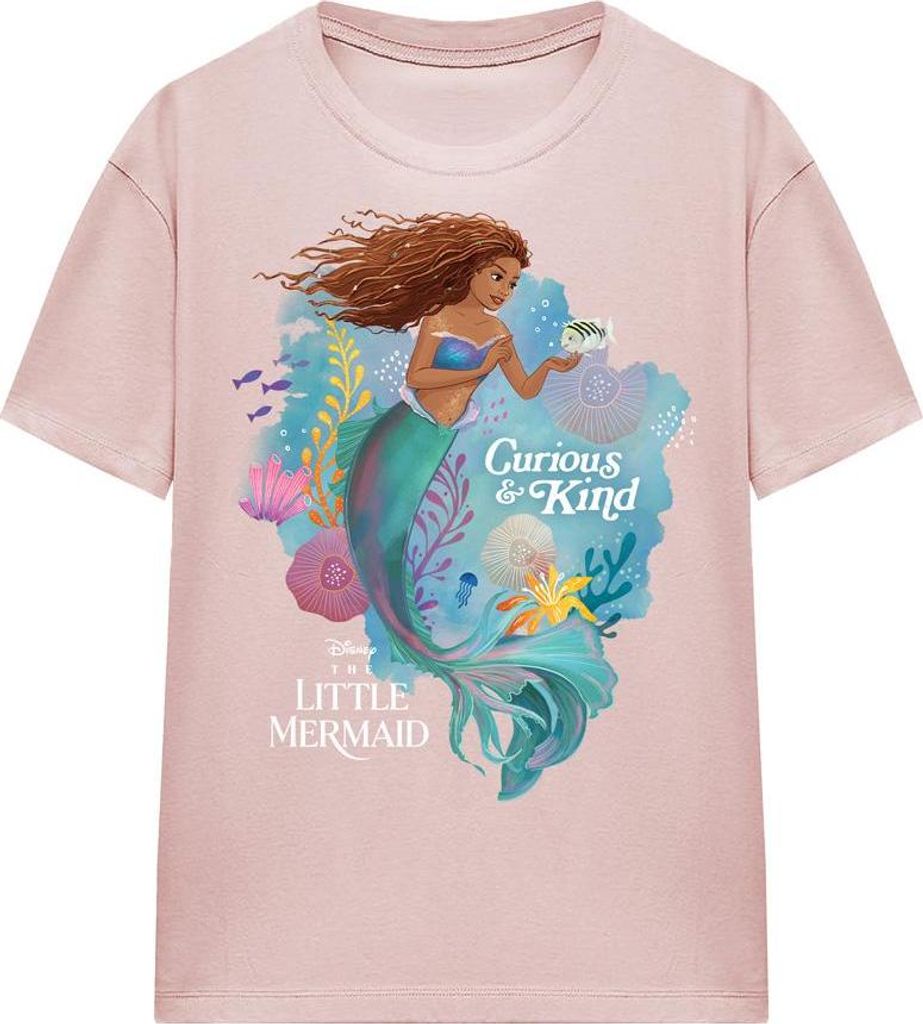 The Little Mermaid - "Curious And Kind" T-Shirt für Damen TV25425 (XL) (Pink)