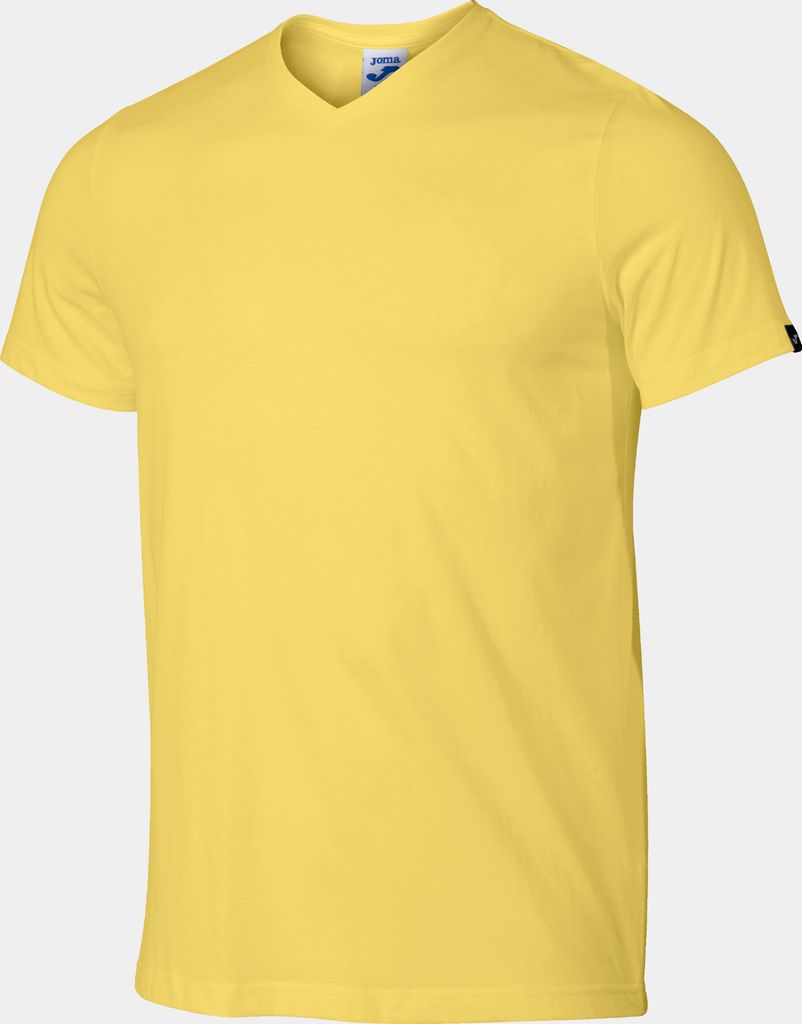 Joma versalles t -shirt 2xl - melange gelb, atmungsaktive baumwolle