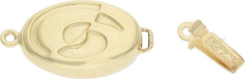 JuwelmaLux Perlenschließe 585/000 (14 Karat) Gold JL30-09-4189