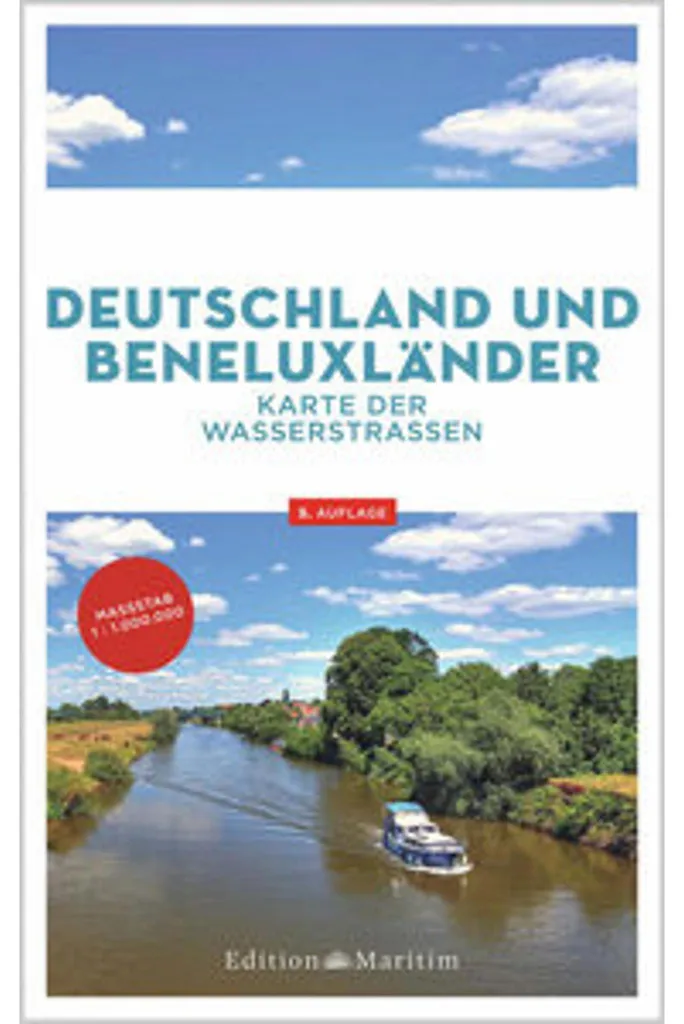 Carte de Route Allemagne Benelux Spéciale Camping-Car et Poids Lourds