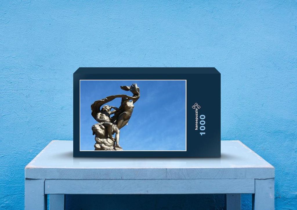 hansepuzzle 58321 - Liebespaar Puzzle, 1000 Teile, Hintergründe, 60,0 x 46,0cm mit hochwertiger Aufbewahrung, Kartonbox & Beutel