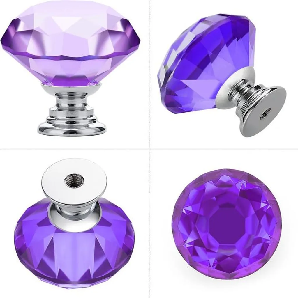 Bouton de meuble cristal pour rénovation - Design chic et moderne - 2