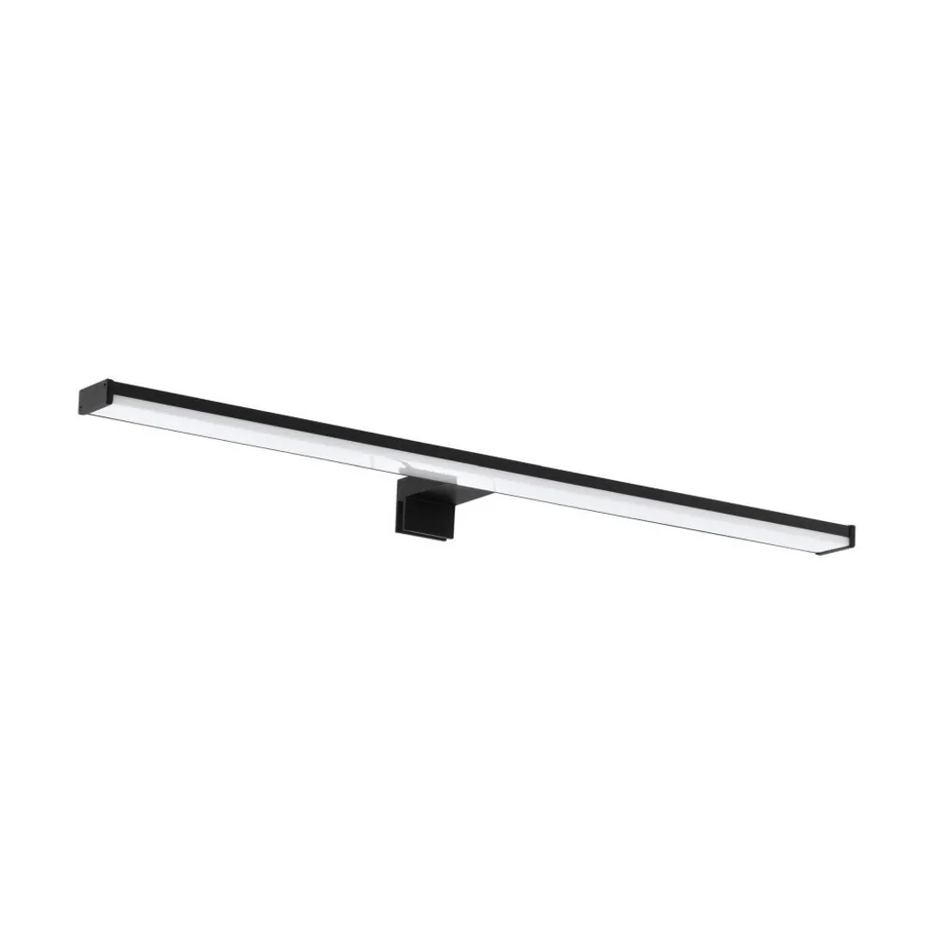 Éclairage miroir LED 60 cm PANDELLA 2 Noir mat IP44 design minimaliste