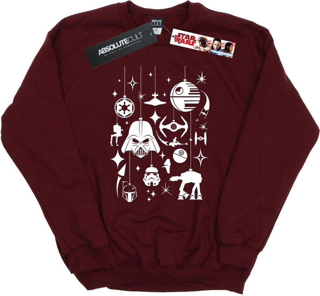 Star Wars - Sweatshirt für Herren BI45441 (XXL) (Burgunderrot)