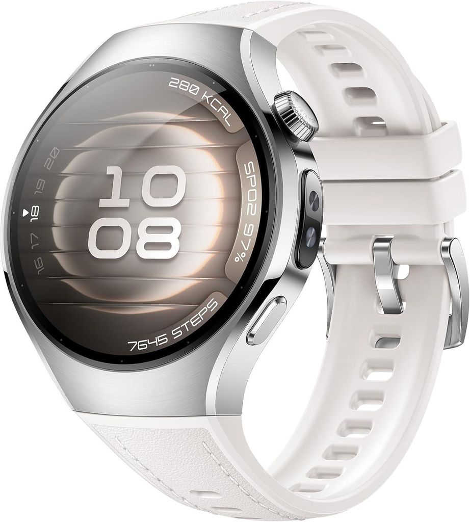 HUAWEI Watch 5 Smartwatch Damen Herren mit GPS SpO2 Health Sensor AMOLED Display 5ATM wasserdicht Fitnessuhr kompatibel Android iOS
