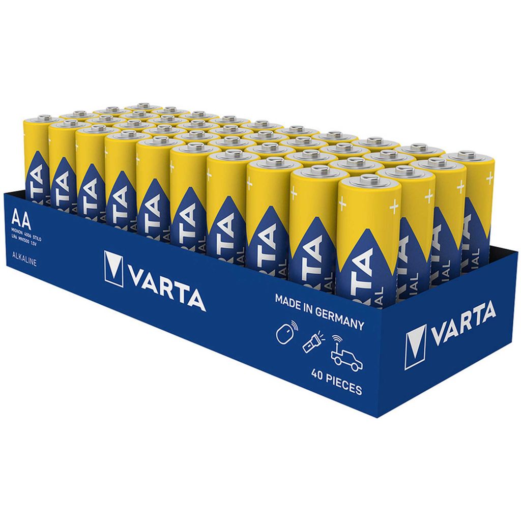 VARTA 40 Stück Mikro Batterien AAA Mikro industrial Pro IND10 
