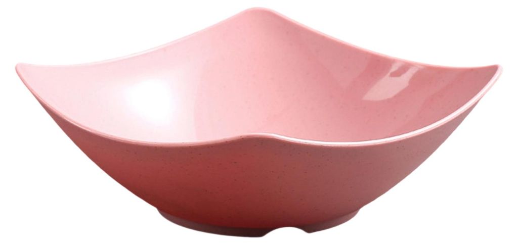 1/4 Stück Einweg-Servierschüsseln, quadratisch, glatte Kanten, hitzebeständig, vielseitig einsetzbar, ideal für Partysnacks und Salate.