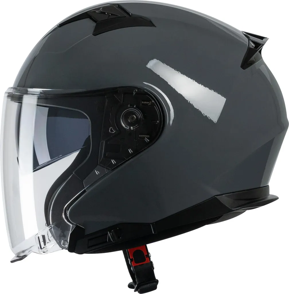 Casque moto jet léger gris confortable SPEC-X SX-22.03 en taille L