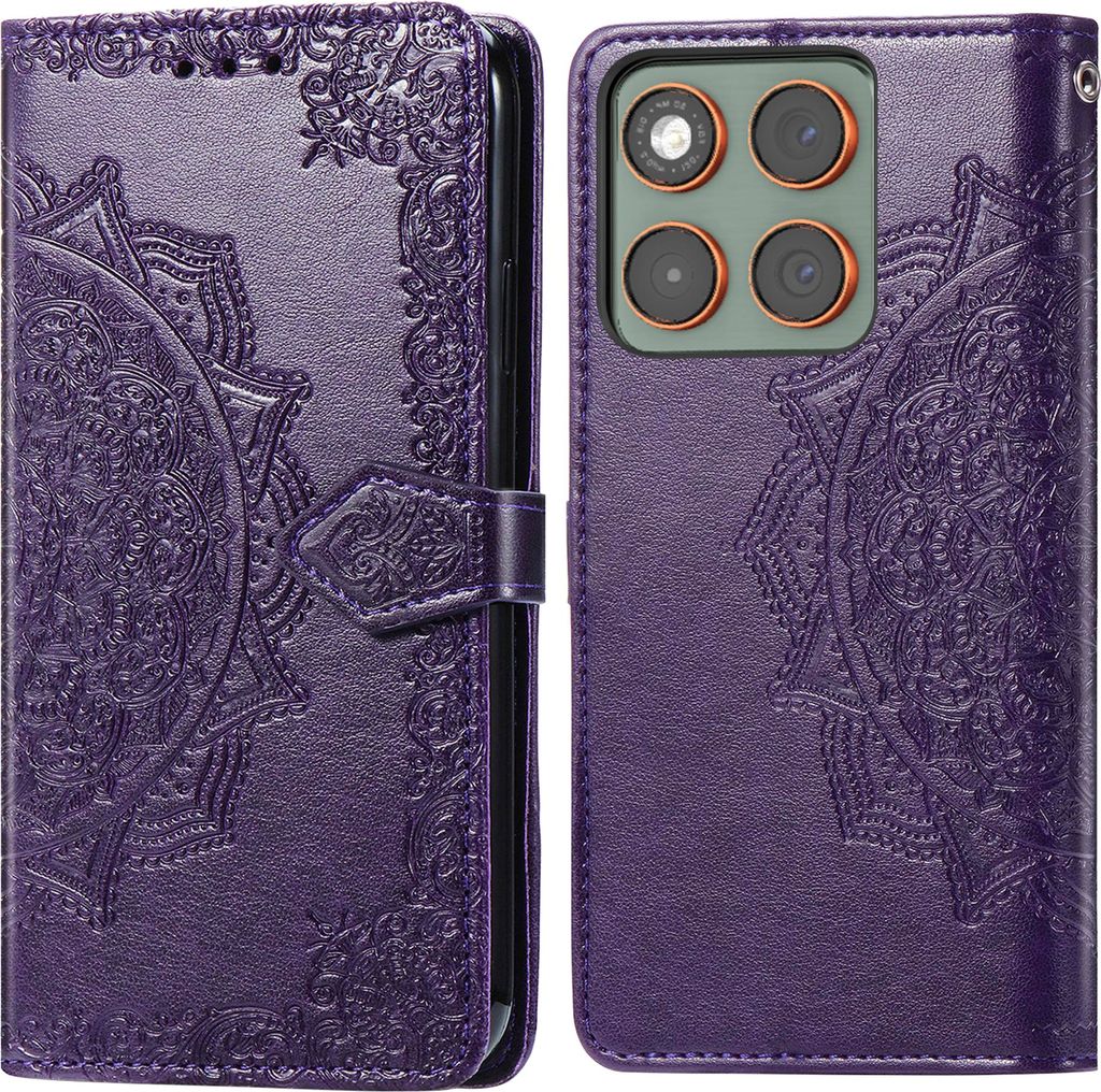 imoshion Mandala Bookcase dla Motorola Edge 70 - fioletowy Zdjęcie produktu 
