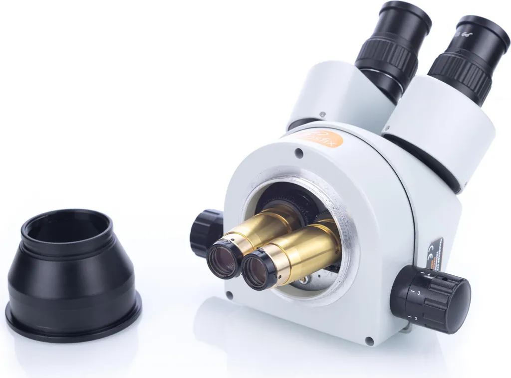 Microscope Trinoculaire Stéréoscopique Rosfix pour Électronique et Labo 7-45x - 22