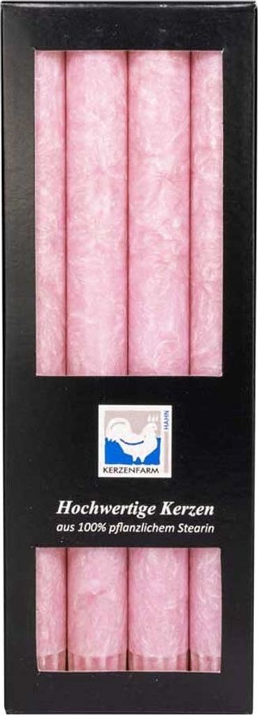 Set de bougies en stéarine - rose Image du produit 