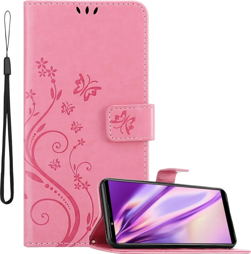 Custodia Sony Xperia PRO-I Cadorabo Rosa Fiori: Protezione Elegante