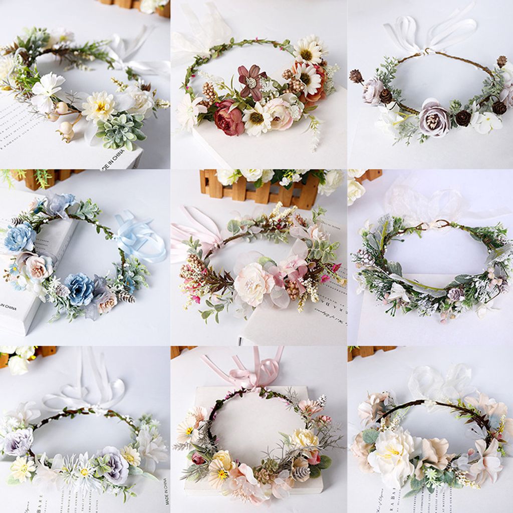 Blumenkranz Haare Haar Blumenkranz Künstliche Braut