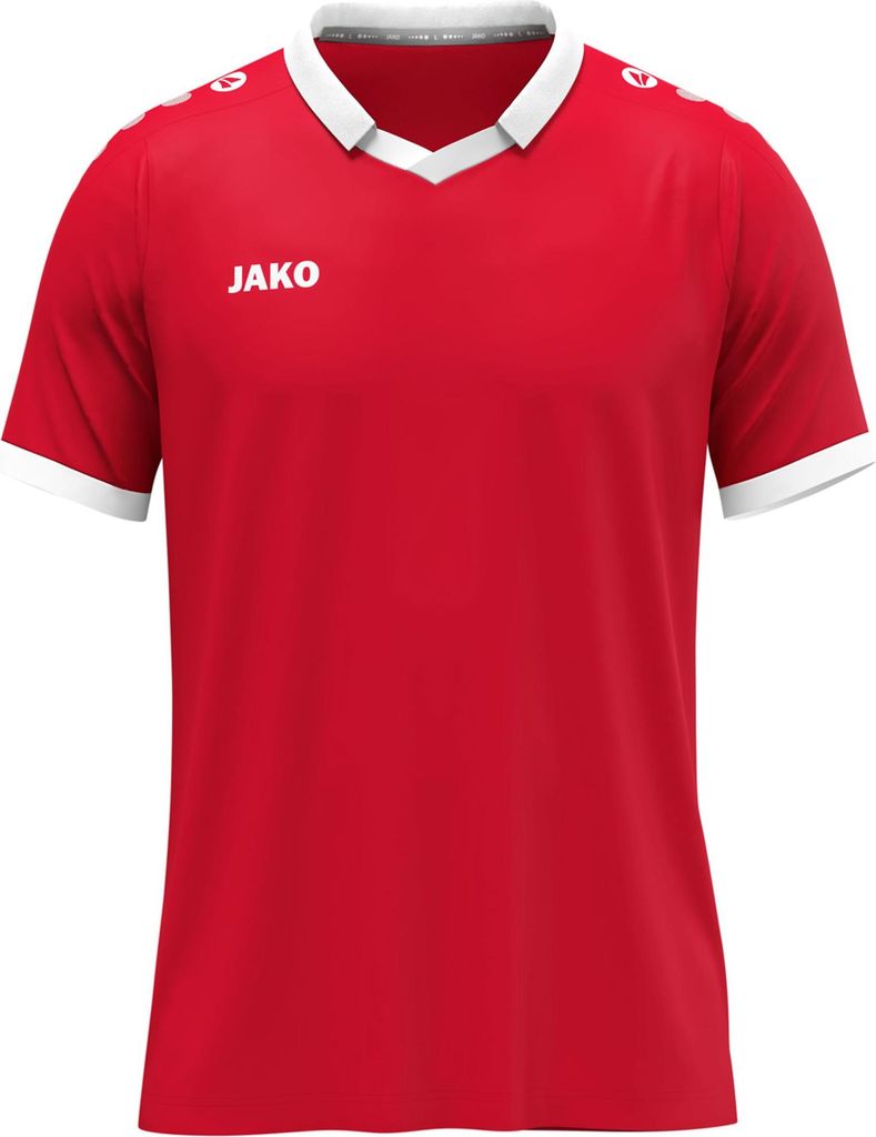 JAKO Unisex Trikot Glory KA - 4251, Farbe:rot/weiß, Größe:S