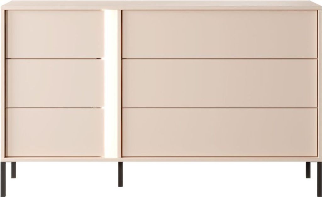 Kommode DAST J mit Schubladen beige / kaschmir