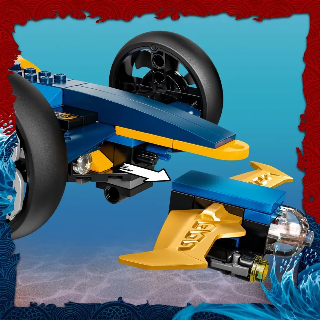 Speeder Sous-Marin Ninja 71752 LEGO avec 4 Figurines et Drone - 18