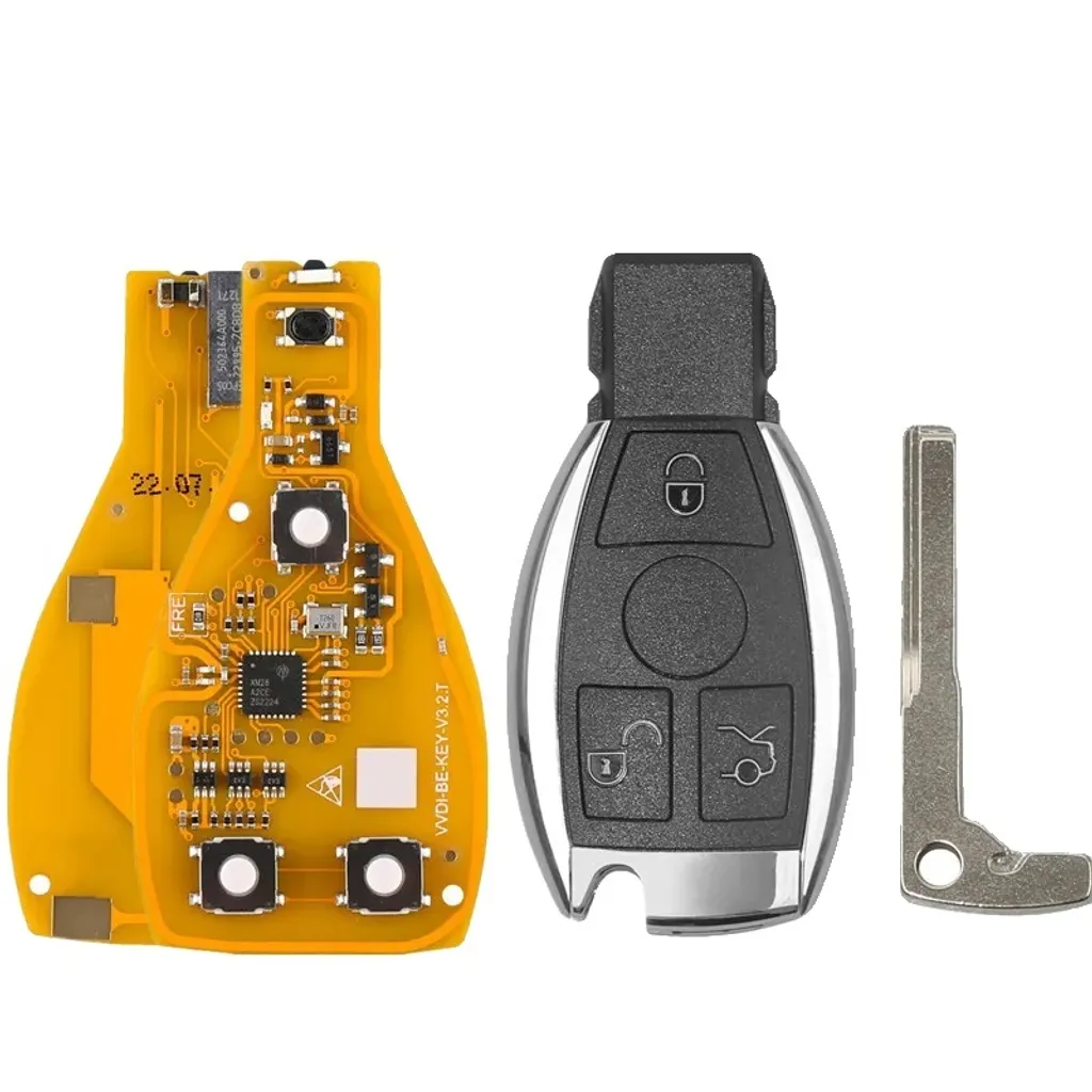 Carte Électronique VVDI BE Key Pro V2 Rouge Améliorée pour Clé Benz