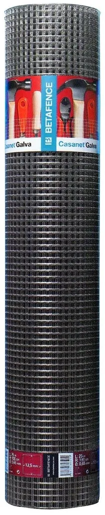 Grillage anti-rouille pour clôture soudures renforcées 12x12mm