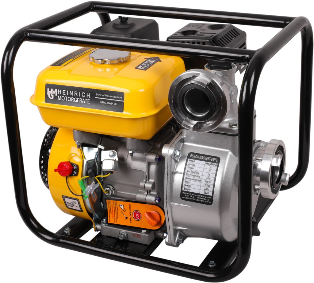 Benzin Motorpumpe HMG-BWP-20 Storz C Produktbild 