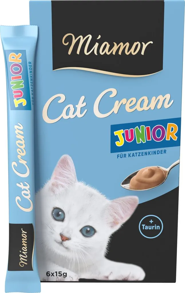 Crème pour chaton Miamor Junior au Poulet - Friandise liquide 66 unités
