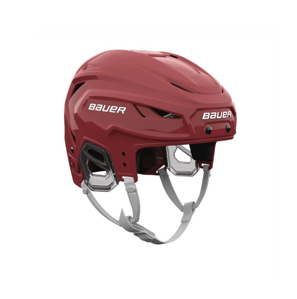BAUER Eishockey Helm Hyp2rlite, Farbe: Rot, Größe: S/M