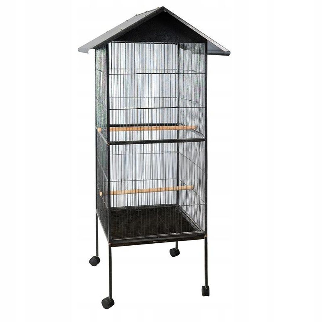 Exklusive Papageienvoliere und Vogelkäfig aus Metall für Produktbild 