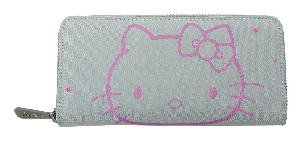 Fritzi aus Preußen Geldbörse Nicole Sky Hello Kitty Wallet Stars Blue Sky blaugrau
