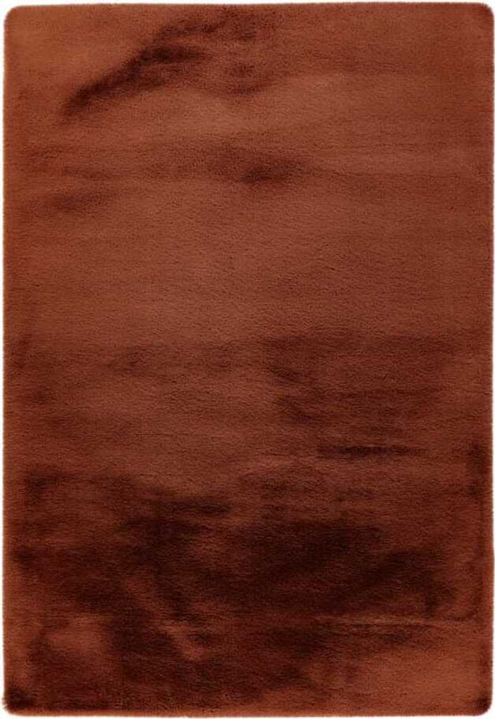 Fellteppich Happy, terra, 150 x 80 cm, 100% Polyester (Flor)