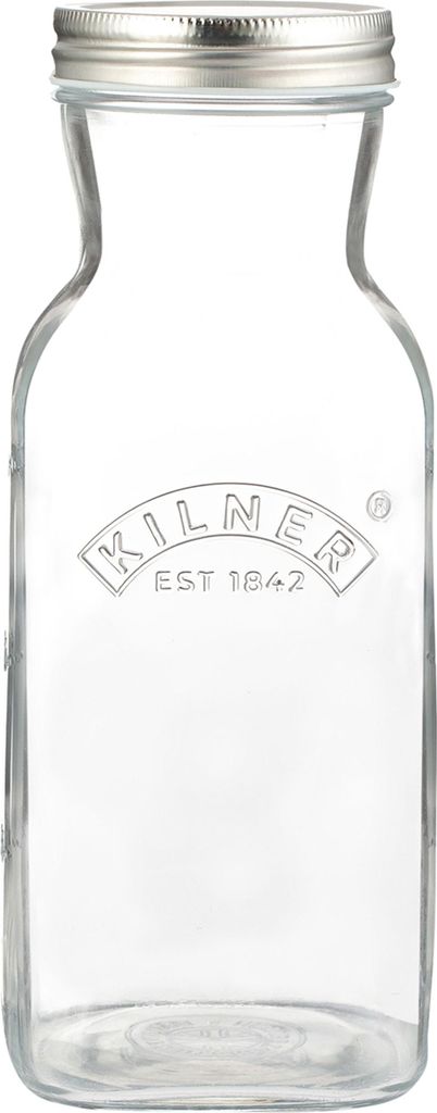 Kilner Flasche 1L für Säfte und Soßen, mit beschriftbarem Produktbild 