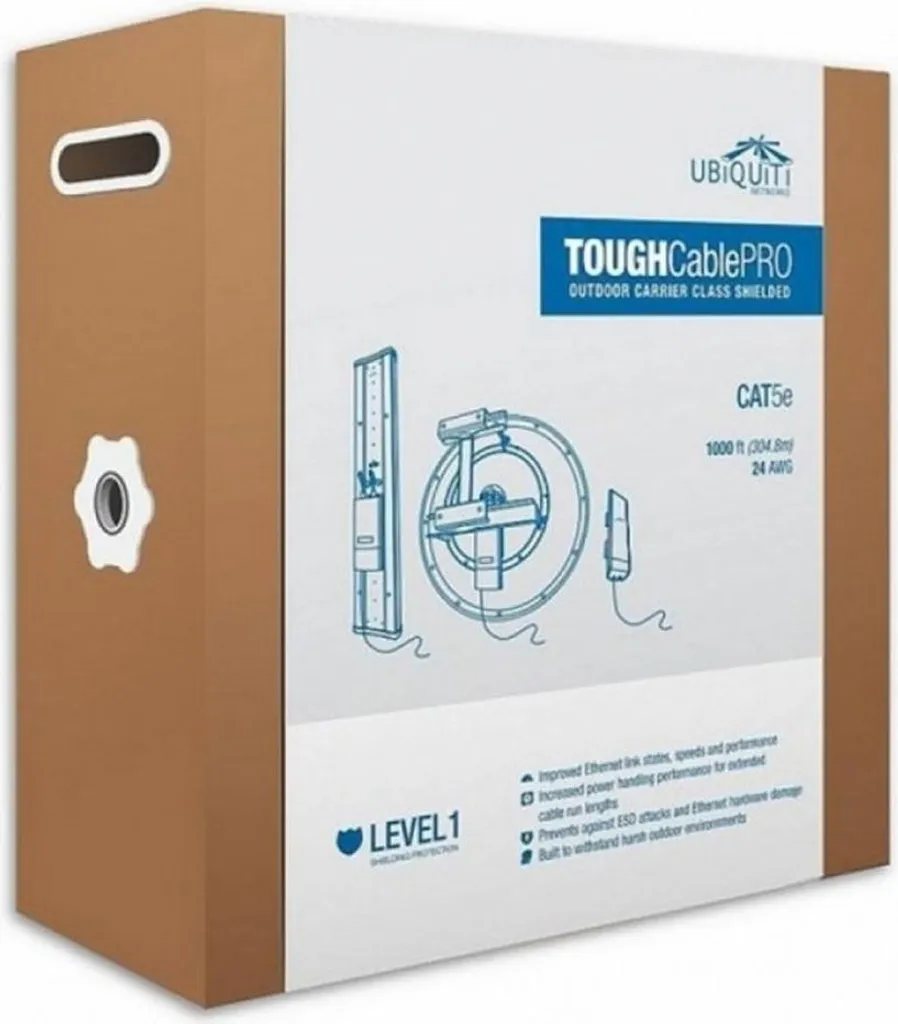 Câble réseau Cat5e extérieur blindé anti-foudre Ubiquiti TOUGHCable