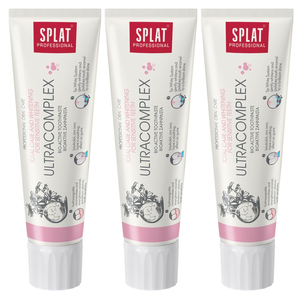 SPLAT – Zubná pasta – Výhodné balenie 3 ks – Ultracomplex – Obrázok produktu 