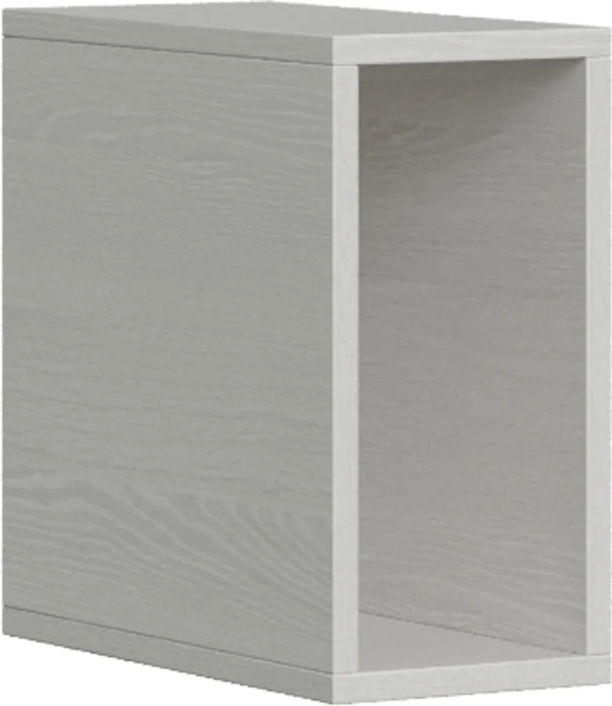 Niche murale ouverte blanche 40x20 cm pour rangement épices cuisine