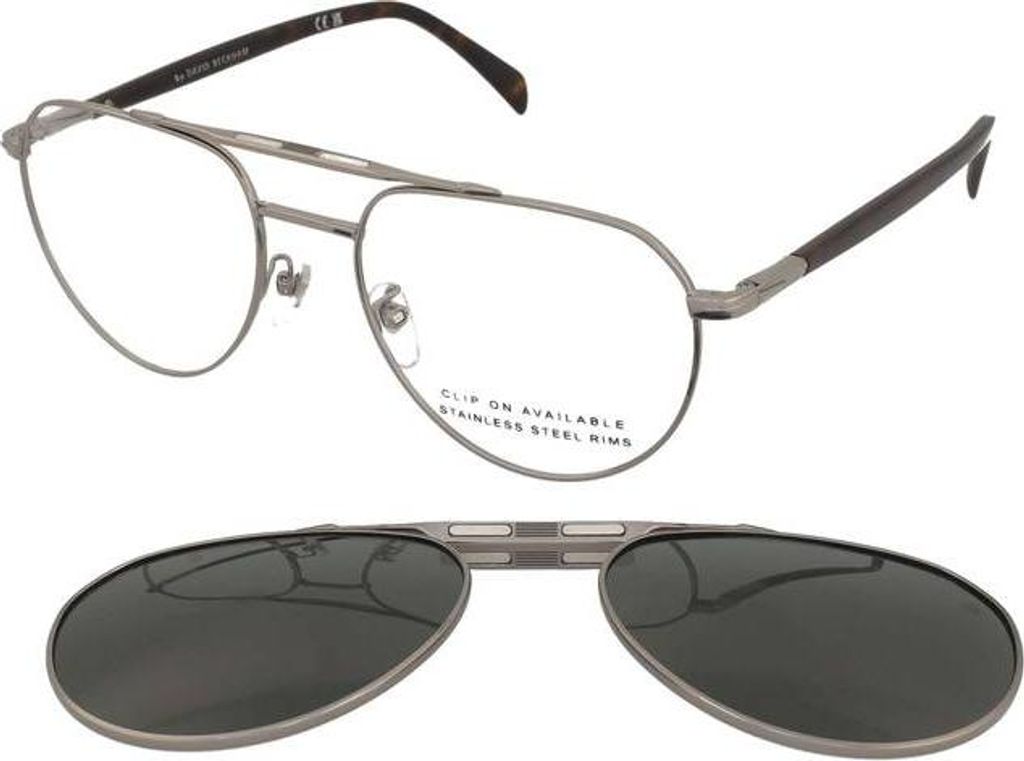 David Beckham DB 1238/C Ruthenium havana 55/19/150 Herren Brillen