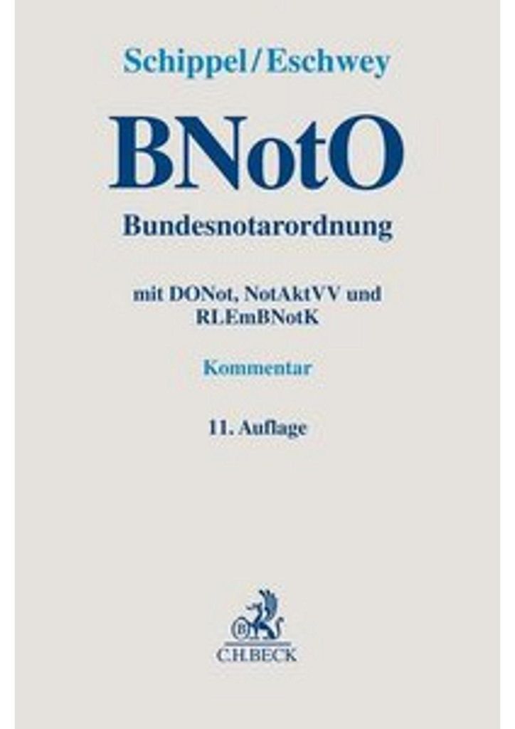 BNotO. Bundesnotarordnung