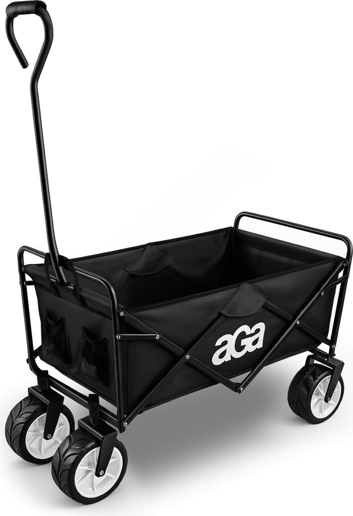 Aga Skladací prepravný vozík MR4620 Čierny Obrázok produktu 