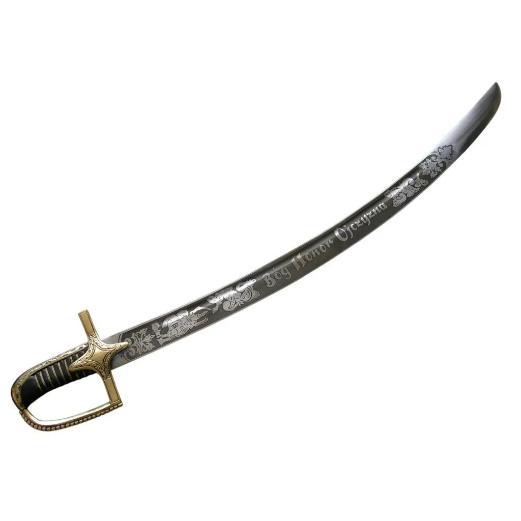 Sabre Polonais Gravé Premium WZ 1750 avec Inscriptions Historiques 1760