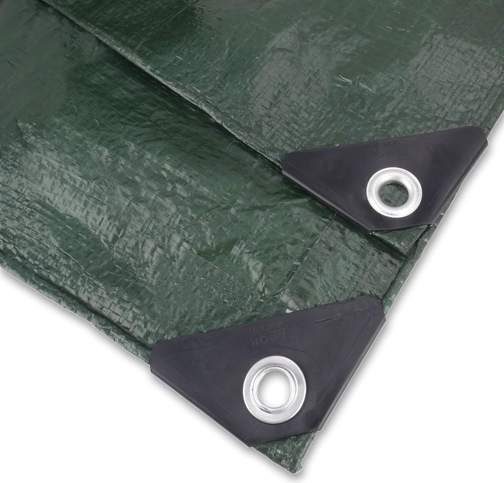 Abdeckplane wasserdicht „Easy“ 4x5m 90g/m², UV-stabilisiert, beidseitig beschichtet, Gewebeplane für Schutz vor Witterung, Garten Camping & O...