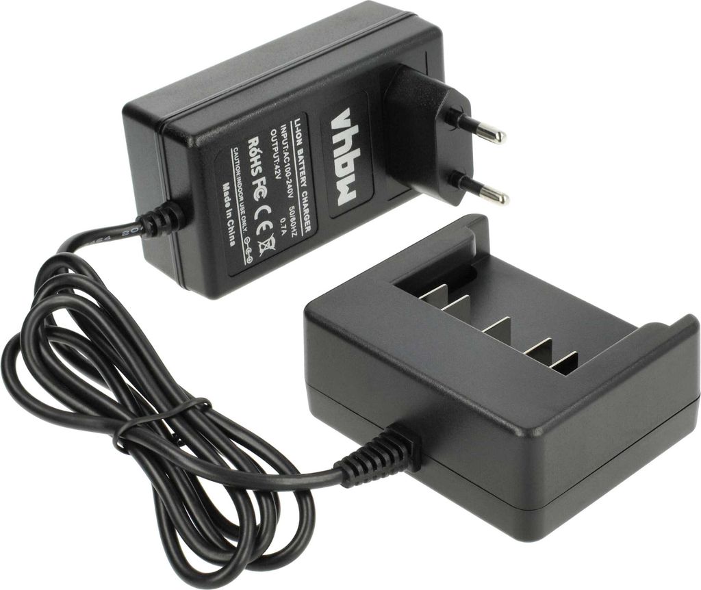 vhbw Ladegerät kompatibel mit Bosch GBH 36 V-LI Plus Solo, FL36, GBH 36 V-LI Plus, 18636-03, 38636-01, GBH 36 V-Li, DDH361-01 Werkzeug Akkus, 36 V