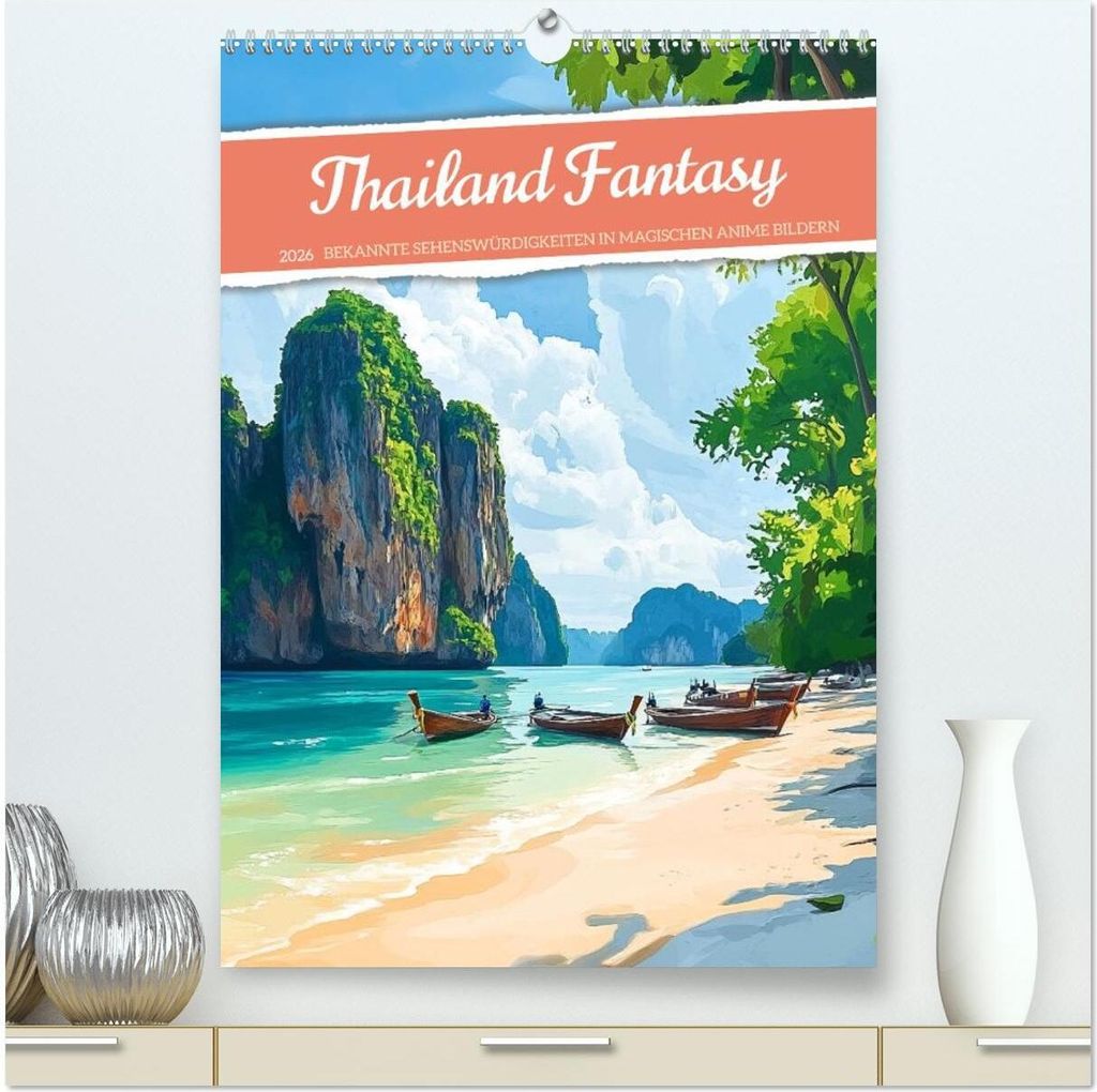 Thailand Fantasie (hochwertiger Premium Wandkalender 2026 DIN A2 hoch), Kunstdruck in Hochglanz