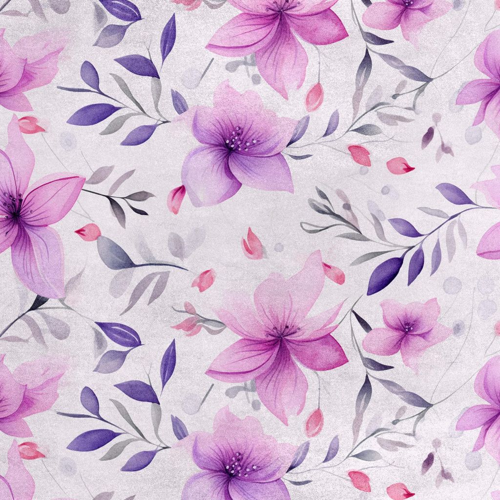 Royal Samt Stoff Polyester Zum Nähen - Motiv Blumen - RDX2297