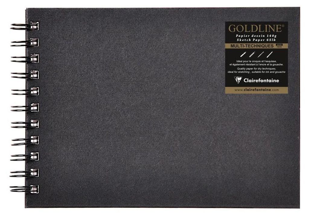Clairefontaine Goldline Spiral A5 Q 140g 64Bl elfb