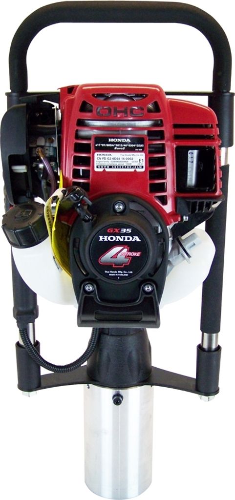 Berger u. Schröter Pfahlramme mit Honda-Motor 1,36 PS, 35 ccm, 4-Takter