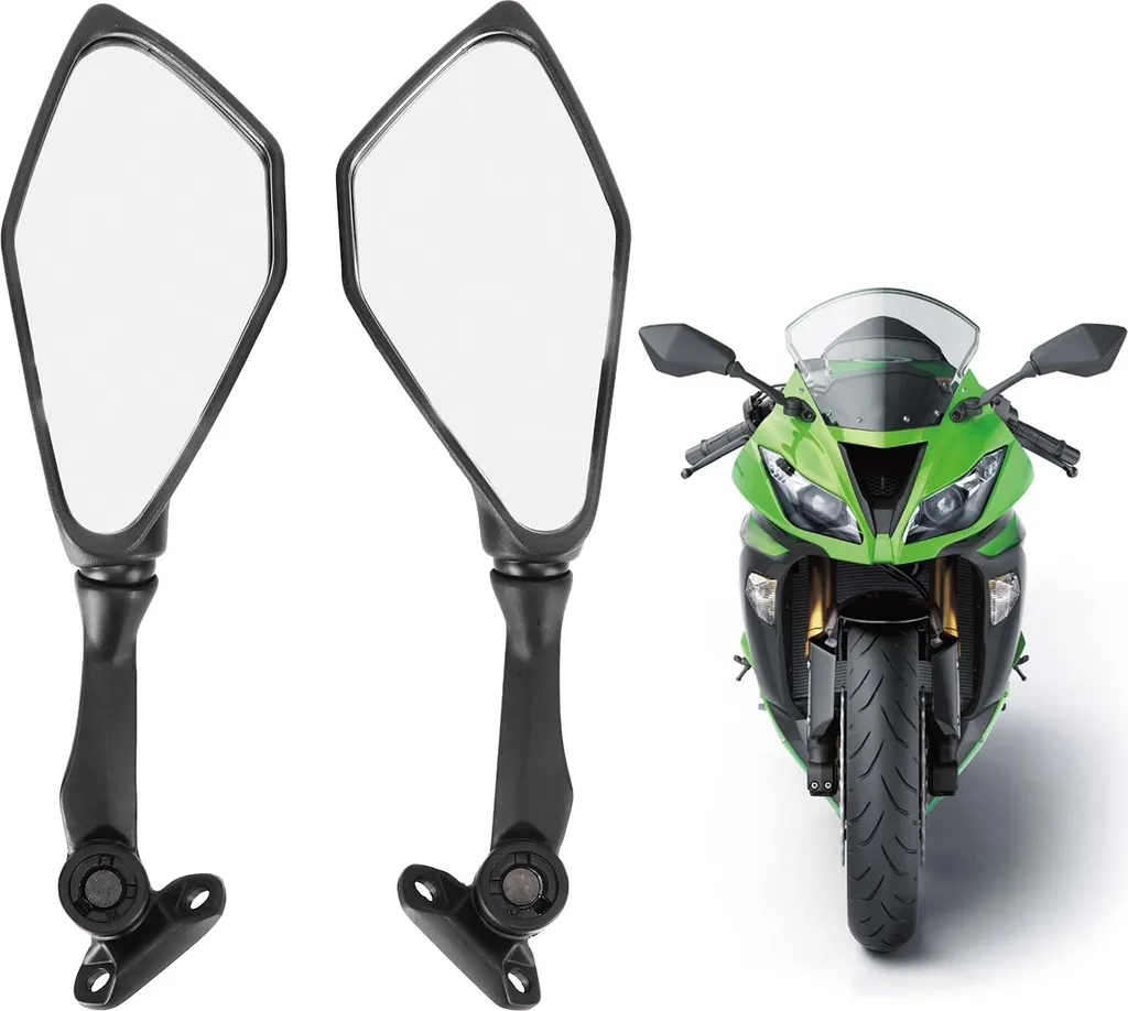 Fini les vibrations : Rétroviseurs stables pour Ninja 300 ZX6R 2011-2018