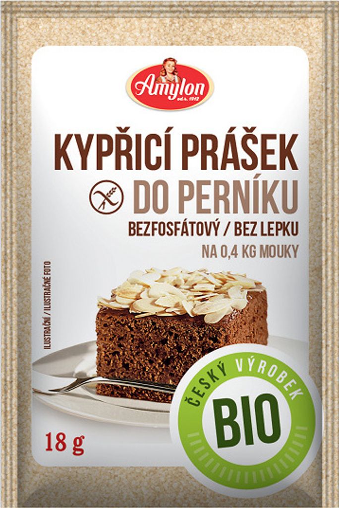 GLUTENFREIES -LEBKUCHENBACKPULVER 18 g – AMYLON Produktbild 
