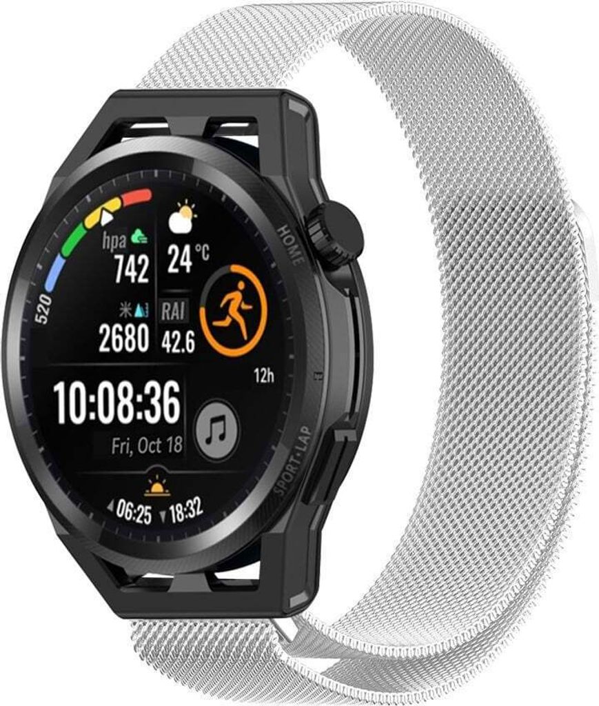 Strap-it Huawei Watch GT Milanese Armband (Silber) Produktbild 