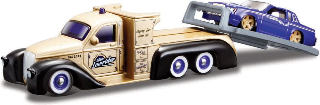 Maisto - Design Elite Transport, Raketenschlepppritsche + 1987 Buick Regal T-Type, 1:64