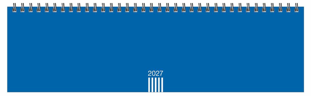 Heye Kalender 2027 Wochenquerplaner, blau, 32,5 x 9,3 cm, 2 Produktbild 