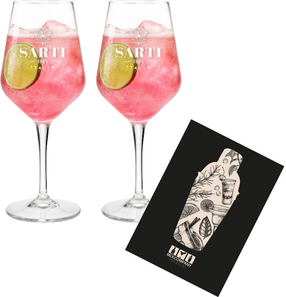 Sarti Rosa Italia – 2er Set Ballongläser für Aperitifs & Produktbild 