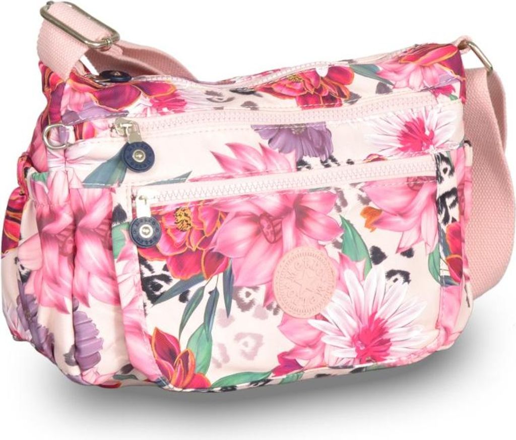 Umhängetasche METRO Flower LL177 - rosa